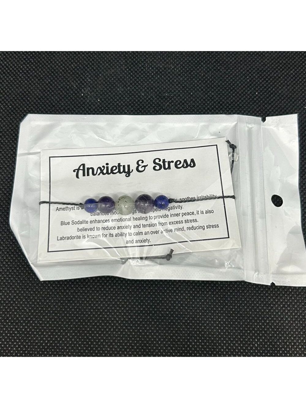 New! Anxiety & Stress healing beaded bracelet